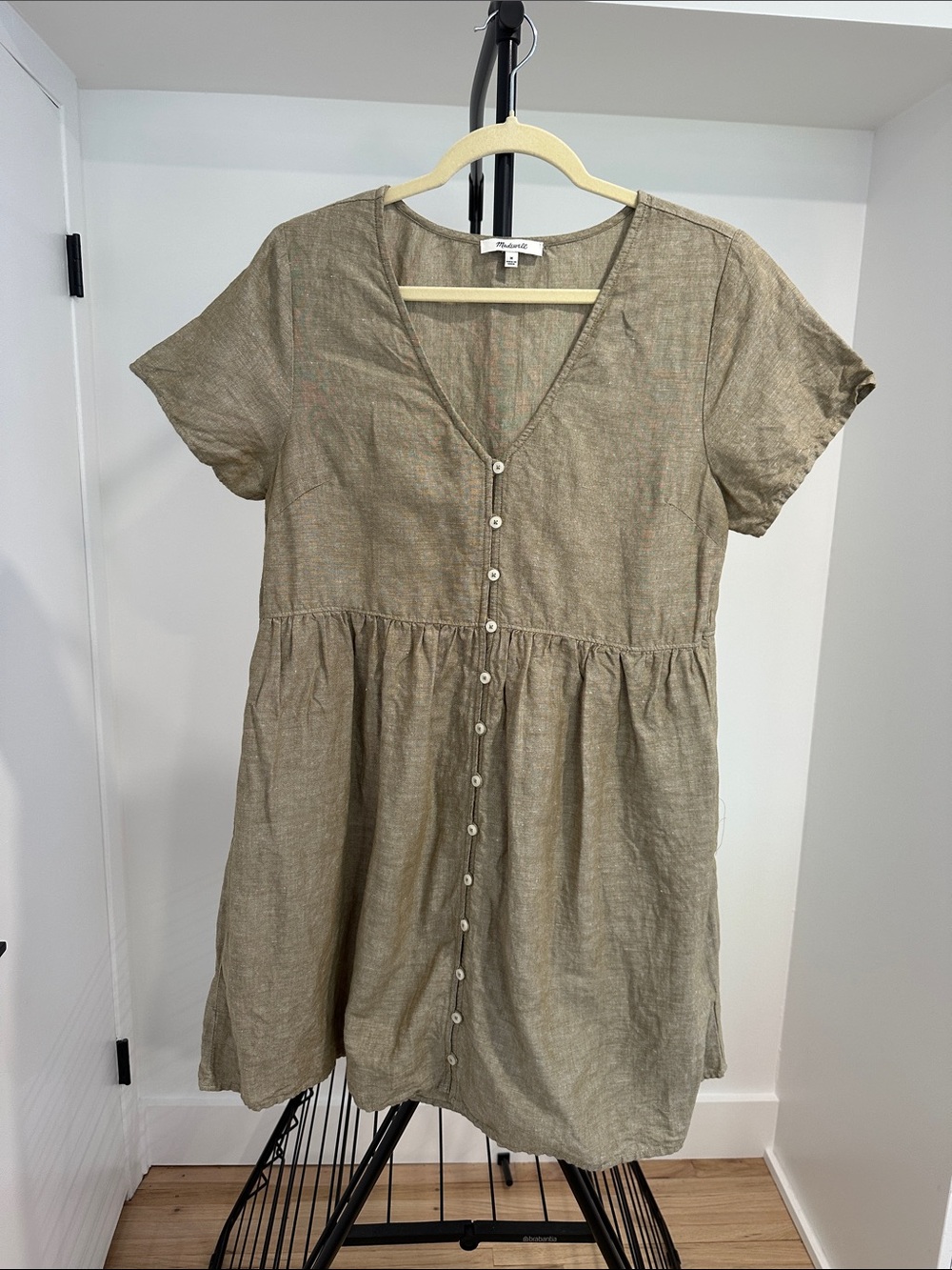 Madewell Dress in olive size M